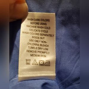 NWOT blue button up shirt Women Within
